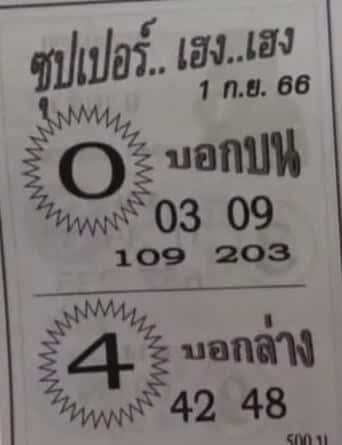 You are currently viewing หวยซุปเปอร์เฮง เฮง 1/9/66