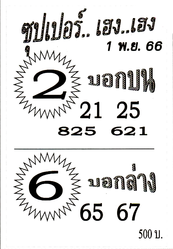 Read more about the article หวยซุปเปอร์เฮง เฮง 1/11/66 แจกเลขผลงานดี สรุปเลขเด็ดซุปเปอร์เฮงงวดนี้ 