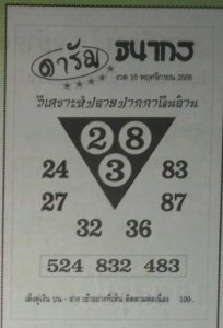 Read more about the article หวยดารัมธนากร งวดวันที่ 16/11/66