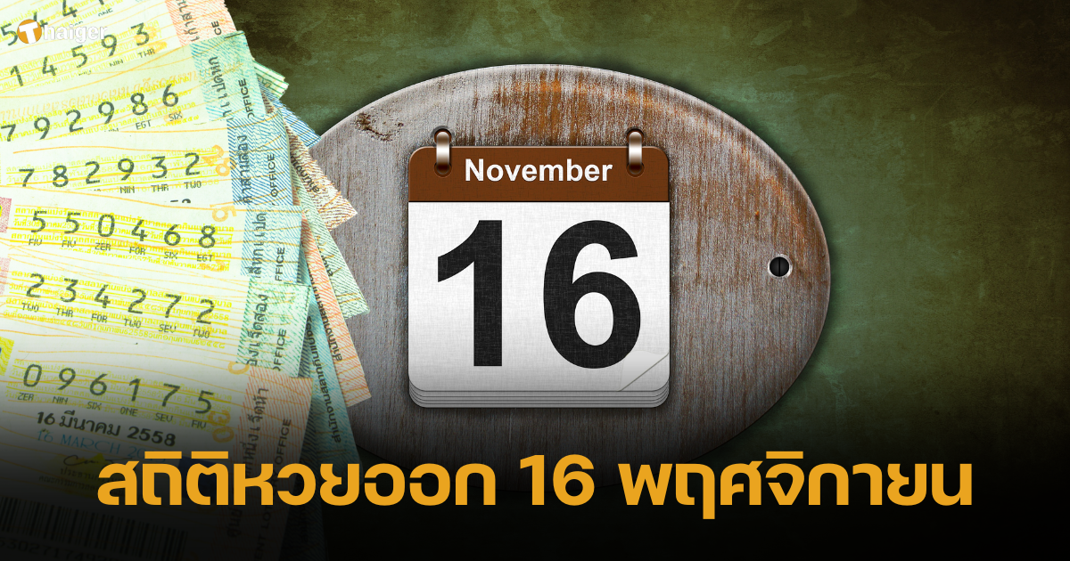 Read more about the article หวยงวดนี้ออก 16 พ.ย. นักเก็บสถิติไม่ผิดหวัง พบ “เลขเด็ด” ออกซ้ำ 2 รอบ