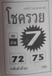 Read more about the article หวยโชครวย 17/1/68