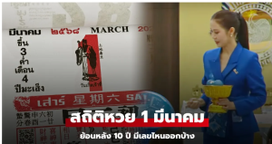 Read more about the article สถิติหวยออก งวด 1 มีนาคม ออกเลขไหนบ้าง เลขเด็ดงวดนี้ 1/3/68